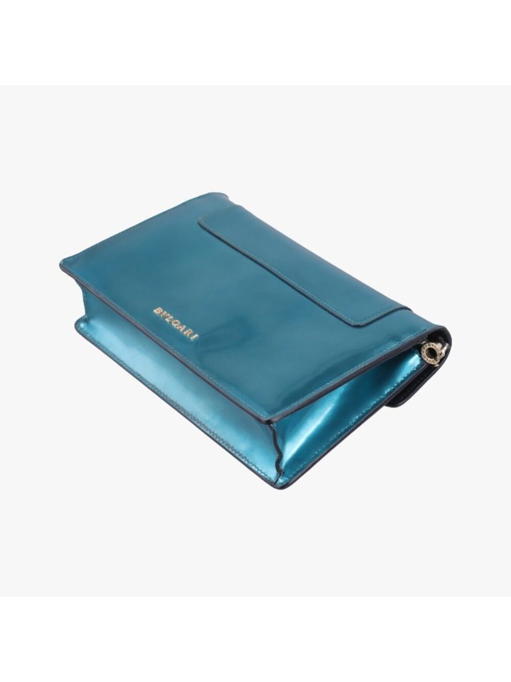 ★SOLD★ Bvlgari Serpenti Forever Blue Patent Shoulder - Picture 6 of 15